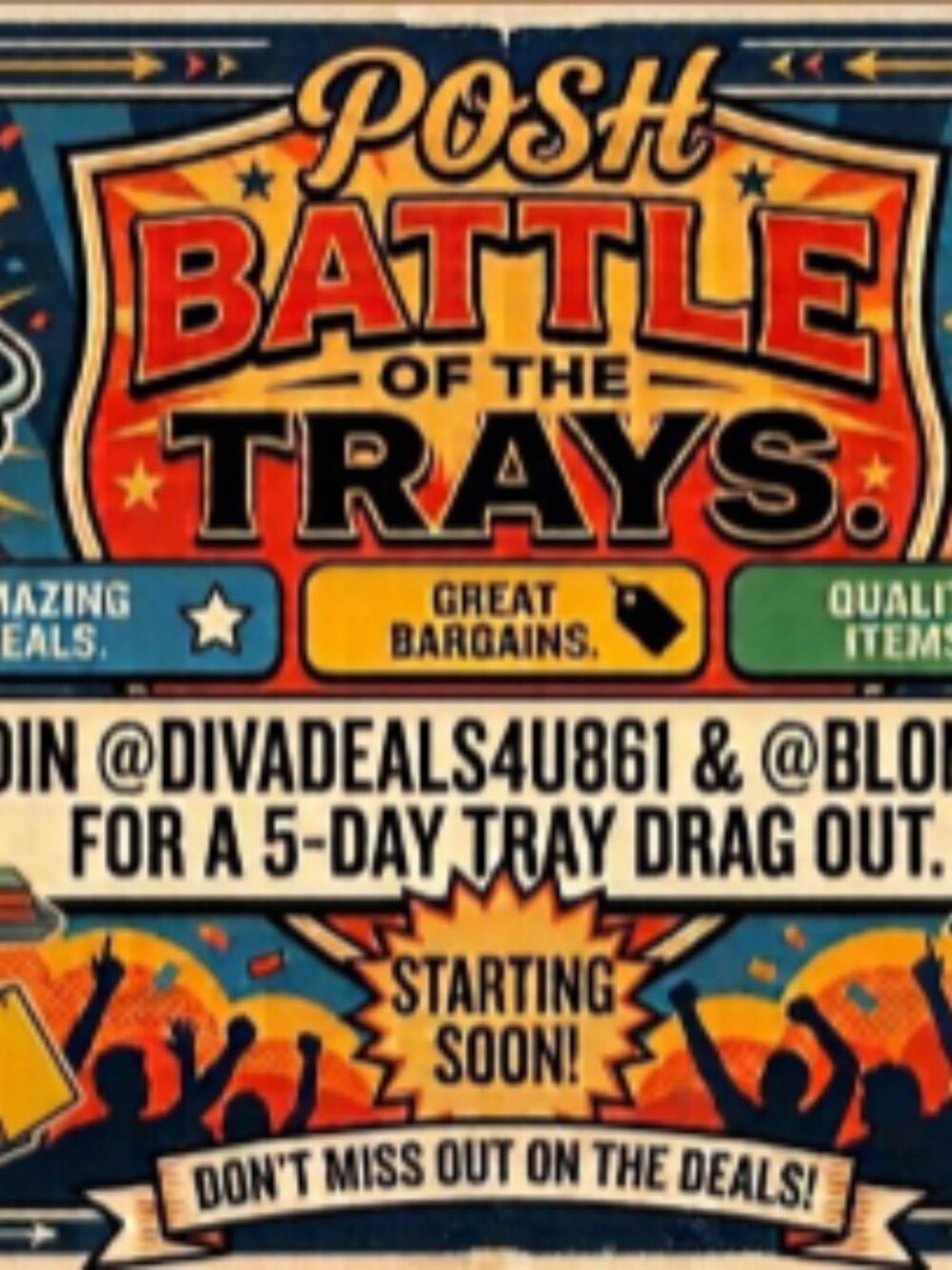 Unlisted Battle of the Trays Day 4  @Blondie thank you for shopping with me. 🥰